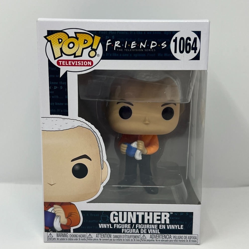 Funko Pop Friends Gunther #1064 TV Series Vinyl Figure New In Box 4" Collectible